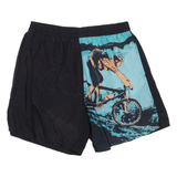 Mesh Lining Mens Swimming Shorts Black Relaxed M W32