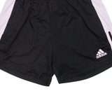 ADIDAS Womens Sports Shorts Black Relaxed XS W23