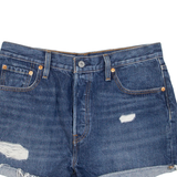 LEVI'S 501 BIG E Womens Denim Shorts Blue Relaxed M W29
