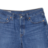 LEVI'S 501 BIG E Womens Denim Shorts Blue Relaxed S W28