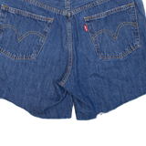 LEVI'S 501 BIG E Womens Denim Shorts Blue Relaxed S W28