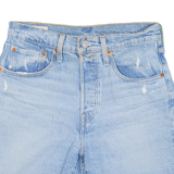 LEVI'S 501 BIG E Womens Denim Shorts Blue Relaxed XS W26