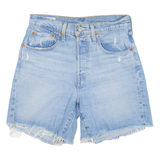 LEVI'S 501 BIG E Womens Denim Shorts Blue Relaxed XS W26