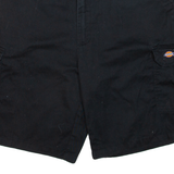 DICKIES Mens Workwear Shorts Black Relaxed XL W38
