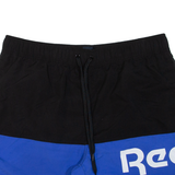 REEBOK Mesh Lining Mens Swimming Shorts Blue Relaxed L W34