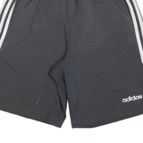 ADIDAS Mens Sports Shorts Grey Relaxed S W25