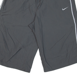 NIKE Mesh Lining Mens Pedal Pushers Shorts Grey Relaxed XL W32