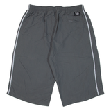 NIKE Mesh Lining Mens Pedal Pushers Shorts Grey Relaxed XL W32