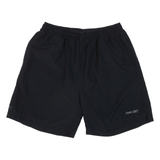 REEBOK Mens Sports Shorts Black Relaxed M W30