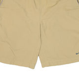 NIKE Mesh Lining Mens Swimming Shorts Beige Relaxed L W38