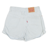 LEVI'S A-line Mom Womens Denim Shorts White Relaxed XXS W24