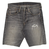 LEVI'S 501 CT Mens Jorts Shorts Black Relaxed S W29