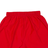 REEBOK Mens Sports Shorts Red Relaxed XL W32