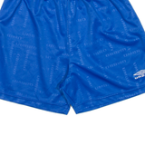 UMBRO Mens Sports Shorts Blue Relaxed S W23