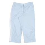 NIKE Womens Pedal Pushers Shorts Blue Relaxed S W28