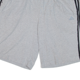ADIDAS Mens Casual Shorts Grey Relaxed 2XL W36
