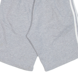 ADIDAS Mens Casual Shorts Grey Relaxed XS W26