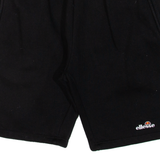 ELLESSE Mens Casual Shorts Black Relaxed M W30