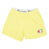 CHAMPION Womens Casual Shorts Yellow Relaxed S W24