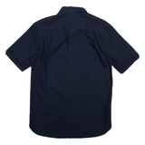 FRED PERRY Mens Plain Shirt Blue XS