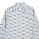 TED BAKER Mens Shirt Blue Crazy Pattern Long Sleeve L