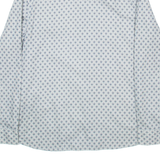 TED BAKER Mens Shirt Blue Crazy Pattern Long Sleeve L