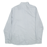 TED BAKER Mens Shirt Blue Crazy Pattern Long Sleeve L