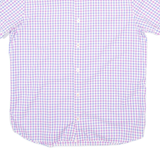 TED BAKER Mens Shirt White Check M