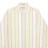 TED BAKER Mens Shirt Yellow Striped Long Sleeve L