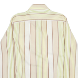 TED BAKER Mens Shirt Yellow Striped Long Sleeve L
