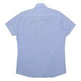 BARBOUR Mens Shirt Blue Gingham S