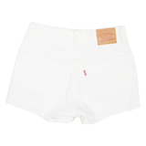 LEVI'S 501 Mens Denim Shorts Cream XS W26