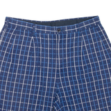 NAUTICA Rigger Mens Chino Shorts Blue Check M W36