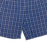 NAUTICA Rigger Mens Chino Shorts Blue Check M W36