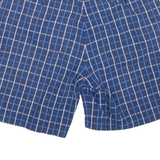 NAUTICA Rigger Mens Chino Shorts Blue Check M W36