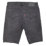 LEVI'S 511 Mens Denim Shorts Grey Slim S W28