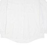 RED KAP Mens Plain Shirt White Long Sleeve 2XL