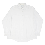RED KAP Mens Plain Shirt White Long Sleeve 2XL