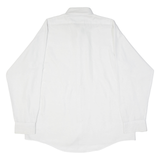 RED KAP Mens Plain Shirt White Long Sleeve 2XL