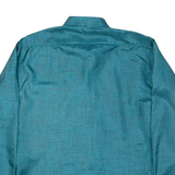 MARUTI Mens Plain Shirt Blue Long Sleeve L