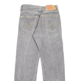 LEVI'S 501 Jeans Mens Grey Regular Straight W26 L27