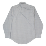CALVIN KLEIN Slim Fit Mens Shirt Black Check Long Sleeve M