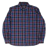 FRENCH CONNECTION Mens Shirt Blue Plaid Long Sleeve L