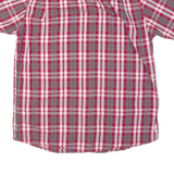 BENCH Mens Flannel Shirt Red Plaid L