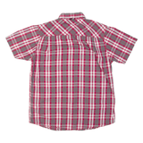 BENCH Mens Flannel Shirt Red Plaid L