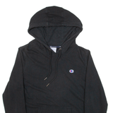 CHAMPION Womens Black Hoodie L
