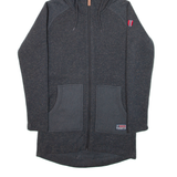 TWENTYFOUR Womens Grey Hoodie Full Zip S