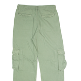 LEVI'S Cargo Womens Trousers Green Regular Straight W27 L28
