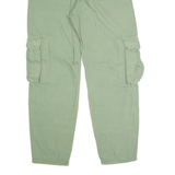 LEVI'S Cargo Womens Trousers Green Regular Straight W27 L28