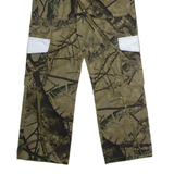 JADED LONDON Camouflage Cargo Mens Twill Trousers Beige Regular Straight W28 L29